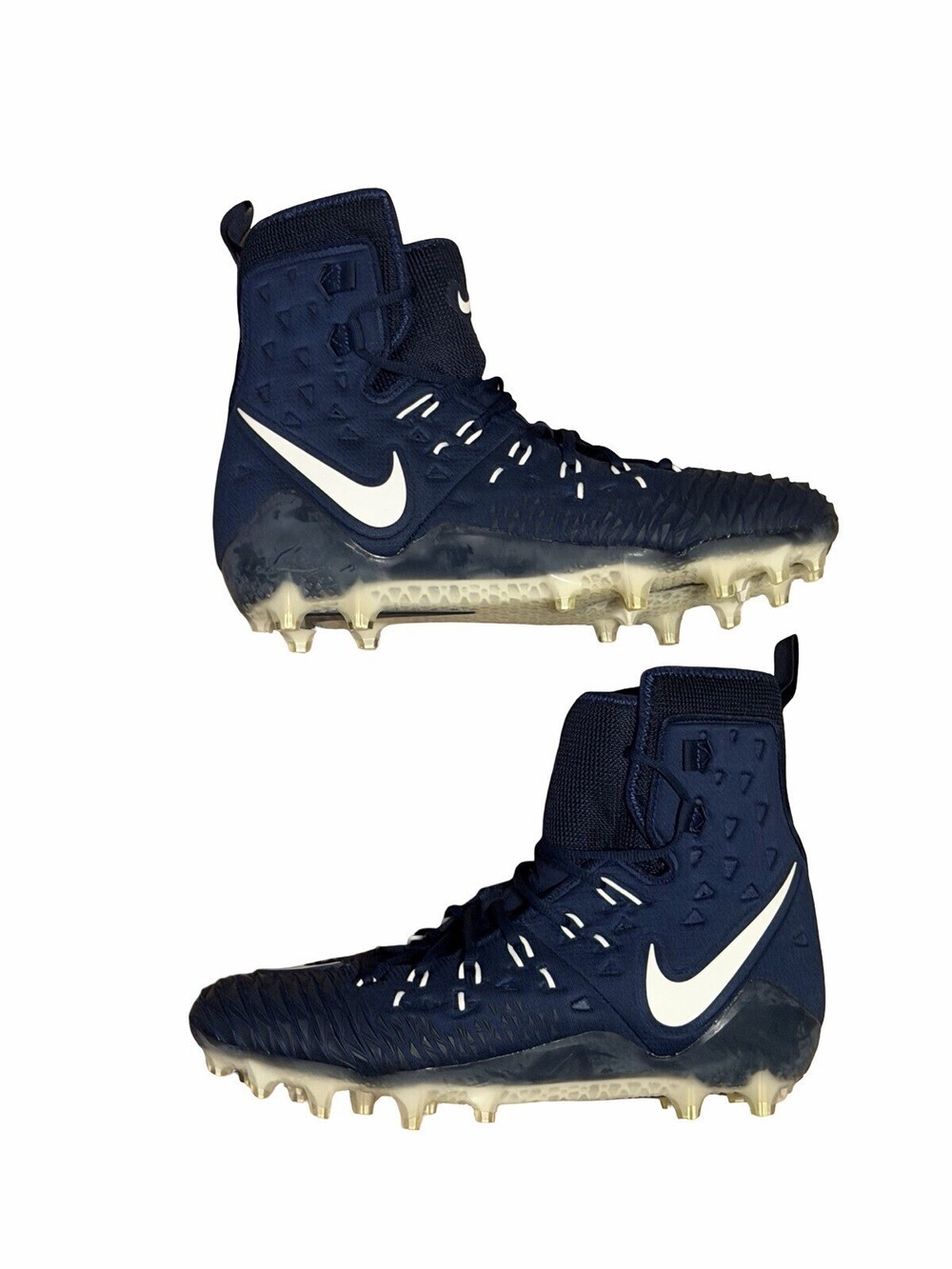 Size 13 Nike Force Savage Elite TD Football Cleats Navy White 918345-414